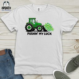 Pushin My Luck Heavy Cotton Comfort Colors Tee Gift For Animal Lover