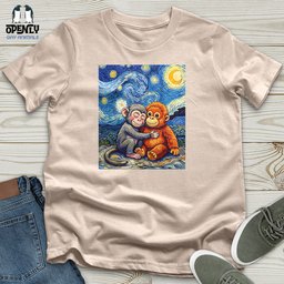 Punch Monkey 02 Unisex T Shirt Gift For Animal Lover