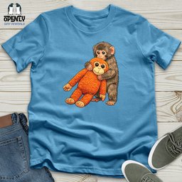Punch Baby Monkey Unisex T Shirt Gift For Animal Lover