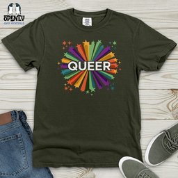 Queer Heavy Cotton Comfort Colors Tee Gift For Animal Lover