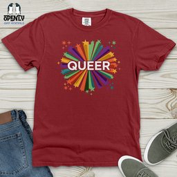 Queer Heavy Cotton Comfort Colors Tee Gift For Animal Lover