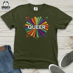 Queer Heavy Cotton Comfort Colors Tee Gift For Animal Lover