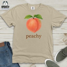 Peachy Heavy Cotton Comfort Colors Tee Gift For Animal Lover