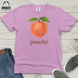 Peachy Heavy Cotton Comfort Colors Tee Gift For Animal Lover