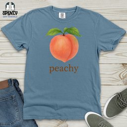 Peachy Heavy Cotton Comfort Colors Tee Gift For Animal Lover