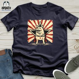 Rhino Circus Star Unisex T Shirt Gift For Animal Lover