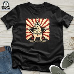 Rhino Circus Star Unisex T Shirt Gift For Animal Lover
