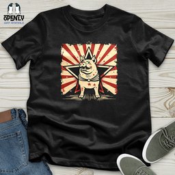 Rhino Circus Star Unisex T Shirt Gift For Animal Lover
