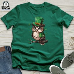 Owl Unisex T Shirt Gift For Animal Lover