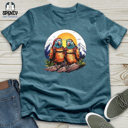 Parrot Hikers Adventure Unisex T Shirt Gift For Animal Lover