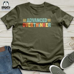 Overthinker Unisex T Shirt Gift For Animal Lover