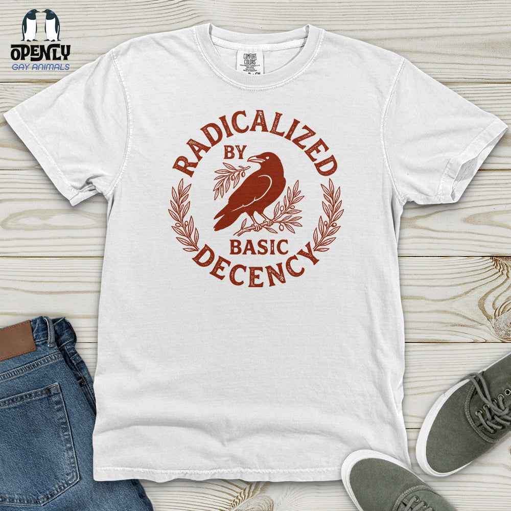 Radicalized By Basic Decency Heavy Cotton Comfort Colors Tee Gift For Animal Lover