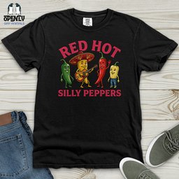 Red Hot Silly Peppers Heavy Cotton Comfort Colors Tee Gift For Animal Lover