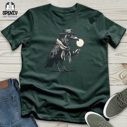 Raven Detective Mystery Unisex T Shirt Gift For Animal Lover