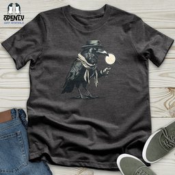 Raven Detective Mystery Unisex T Shirt Gift For Animal Lover