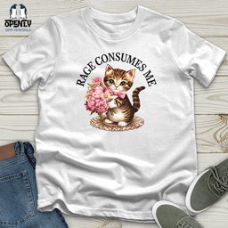 Rage Consumes Me Unisex T Shirt Gift For Animal Lover