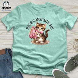 Rage Consumes Me Unisex T Shirt Gift For Animal Lover