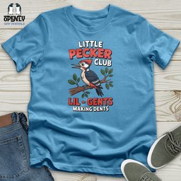 Little Pecker Club Lil Gents Making Dents Unisex T Shirt Gift For Animal Lover