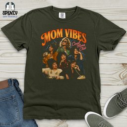 Mom Vibes Heavy Cotton Comfort Colors Tee Gift For Mom