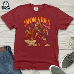 Mom Vibes Heavy Cotton Comfort Colors Tee Gift For Mom