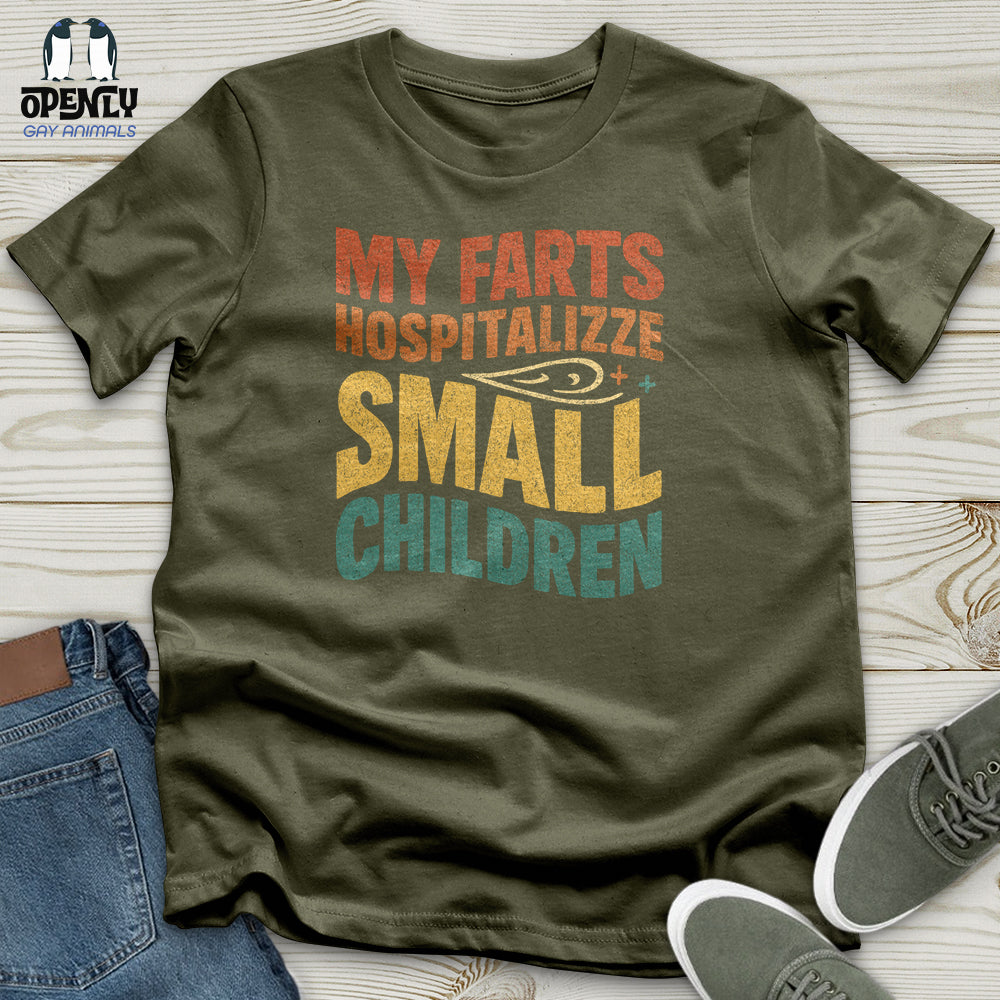 My Farts Hospitalizze Small Children Unisex T Shirt Gift For Animal Lover