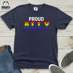 Proud Ally Heavy Cotton Comfort Colors Tee Gift For Animal Lover
