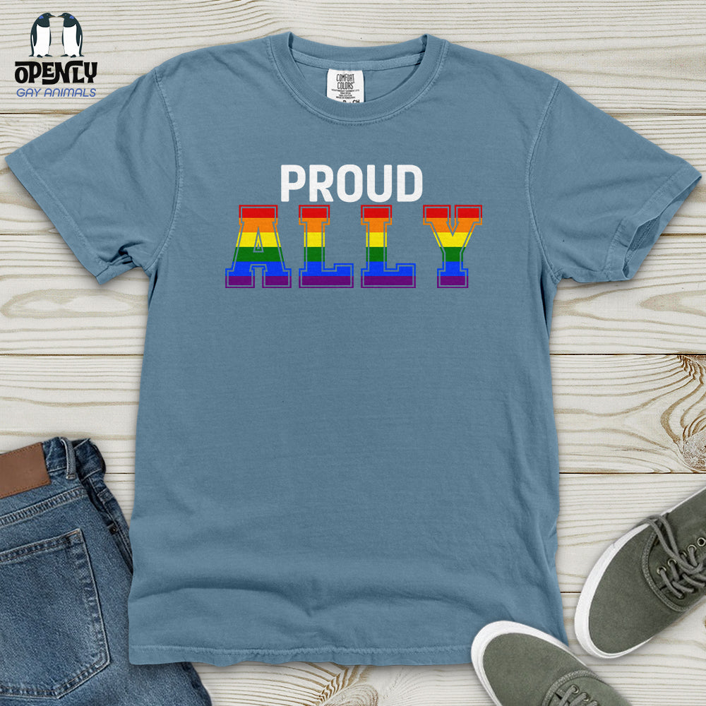Proud Ally Heavy Cotton Comfort Colors Tee Gift For Animal Lover