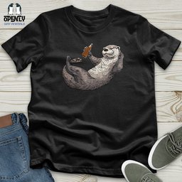 Otter Relaxation Softstyle Tee Gift For Animal Lover