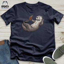 Otter Relaxation Softstyle Tee Gift For Animal Lover