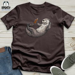 Otter Relaxation Softstyle Tee Gift For Animal Lover