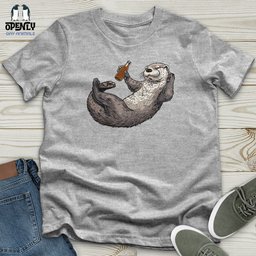 Otter Relaxation Softstyle Tee Gift For Animal Lover