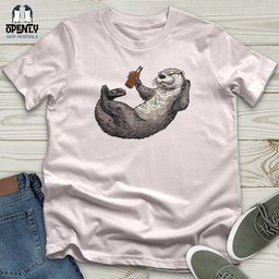Otter Relaxation Softstyle Tee Gift For Animal Lover