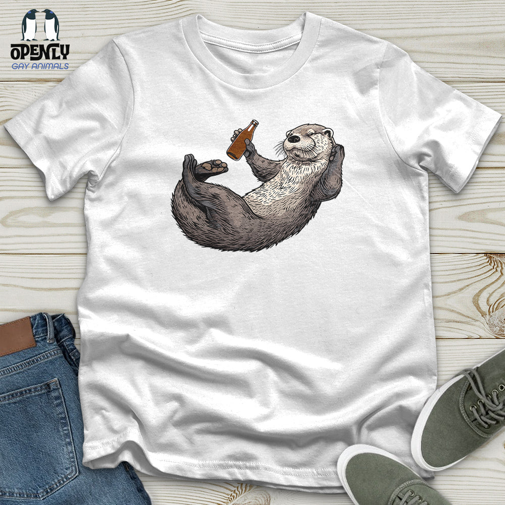 Otter Relaxation Softstyle Tee Gift For Animal Lover