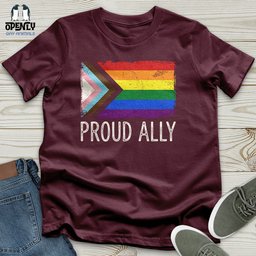 Proud Ally 02 Unisex T Shirt Gift For Animal Lover