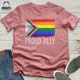 Proud Ally 02 Unisex T Shirt Gift For Animal Lover