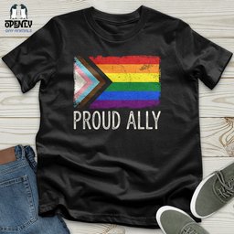 Proud Ally 02 Unisex T Shirt Gift For Animal Lover