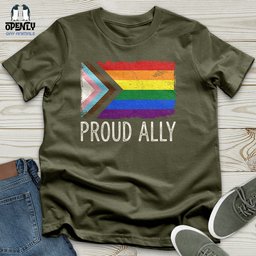 Proud Ally 02 Unisex T Shirt Gift For Animal Lover