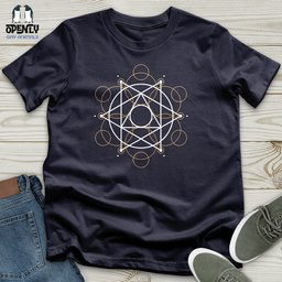 Sacred Geometry Unisex T Shirt Gift For Animal Lover