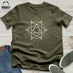 Sacred Geometry Unisex T Shirt Gift For Animal Lover