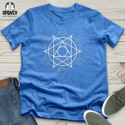 Sacred Geometry Unisex T Shirt Gift For Animal Lover