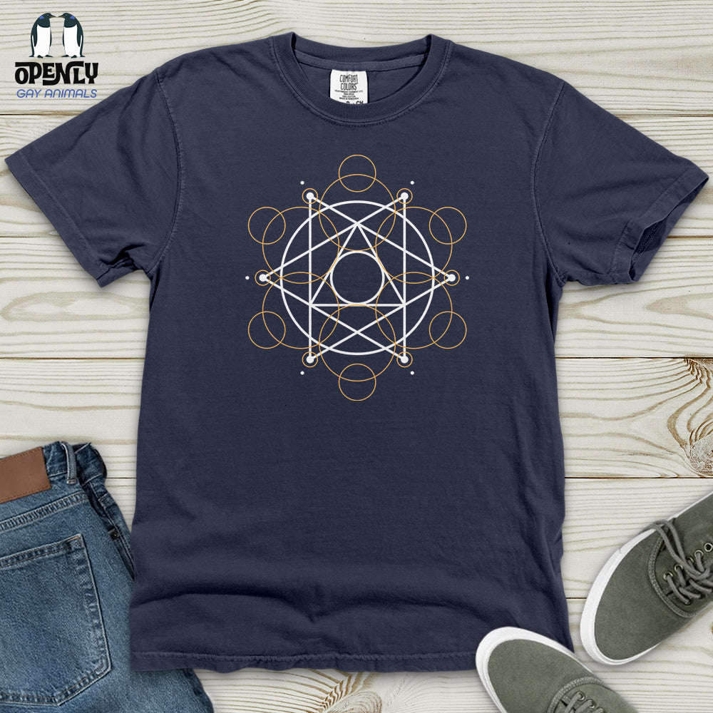 Sacred Geometry Heavy Cotton Comfort Colors Tee Gift For Animal Lover