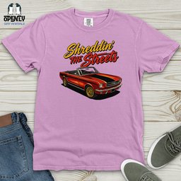 Shreddin The Streets Heavy Cotton Comfort Colors Tee Gift For Animal Lover