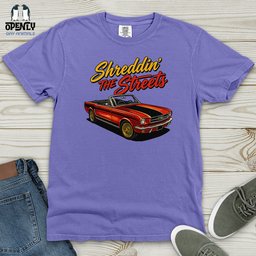 Shreddin The Streets Heavy Cotton Comfort Colors Tee Gift For Animal Lover