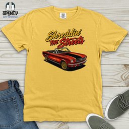 Shreddin The Streets Heavy Cotton Comfort Colors Tee Gift For Animal Lover