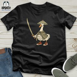 Samurai Goose Unisex T Shirt Gift For Animal Lover