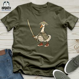 Samurai Goose Unisex T Shirt Gift For Animal Lover