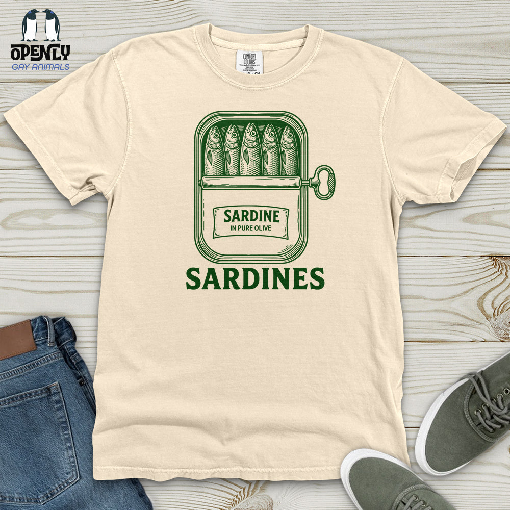 Sardines Heavy Cotton Comfort Colors Tee Gift For Animal Lover