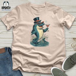 Party Dolphin Unisex T Shirt Gift For Animal Lover