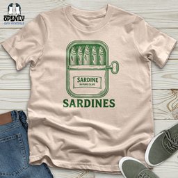 Sardines Unisex T Shirt Gift For Animal Lover