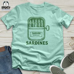 Sardines Unisex T Shirt Gift For Animal Lover